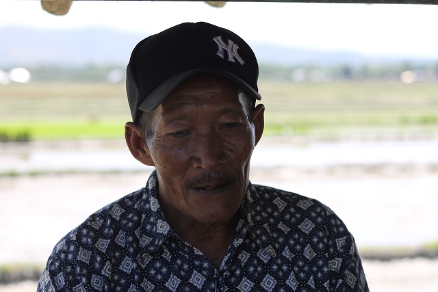 Untung learnt how to work the rice fields from prisoners Untung learnt how to work the rice fields from prisoners